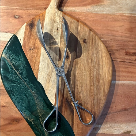 Antique silverware salad serving - Picture 2 of 6